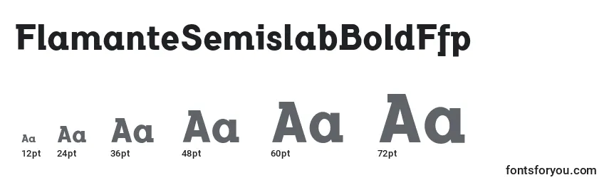FlamanteSemislabBoldFfp Font Sizes