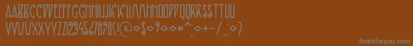 Más sobre la fuente DkFiebigerZwei fuente DkFiebigerZwei – Fuentes Grises Sobre Fondo Marrón