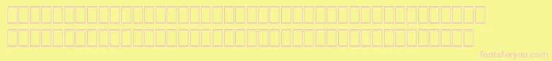 Шрифт WpMathextendedb – розовые шрифты на жёлтом фоне