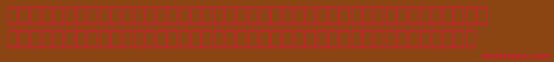fuente WpMathextendedb – Fuentes Rojas Sobre Fondo Marrón