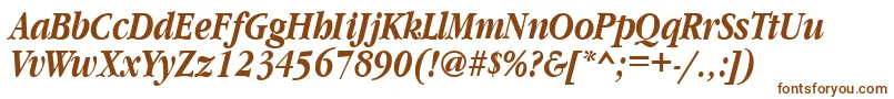 GaramondnarrowcttBolditalic Font – Brown Fonts