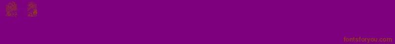 Подробнее о шрифте Babysbreathstpatsregular Шрифт Babysbreathstpatsregular – коричневые шрифты на фиолетовом фоне