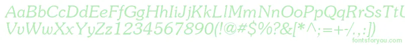 SouvienneItalic Font – Green Fonts