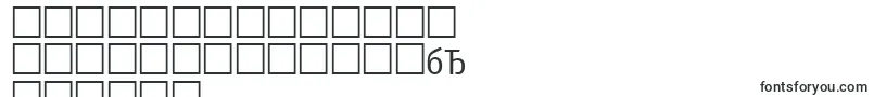 フォントOfficinasansctt – ビルマ語の文字