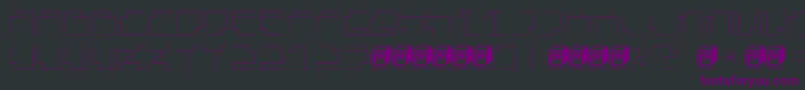 Подробнее о шрифте PapercubeLight Шрифт PapercubeLight – фиолетовые шрифты на чёрном фоне