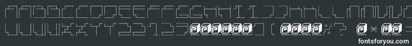 More about PapercubeLight Font PapercubeLight Font – White Fonts on Black Background