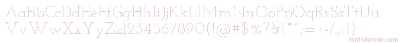 JosefinslabRegular Font – Pink Fonts on White Background