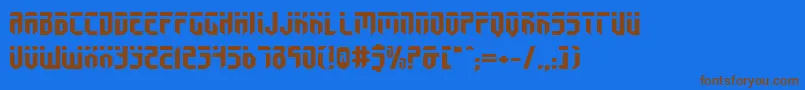 Подробнее о шрифте FedyralExpanded Шрифт FedyralExpanded – коричневые шрифты на синем фоне