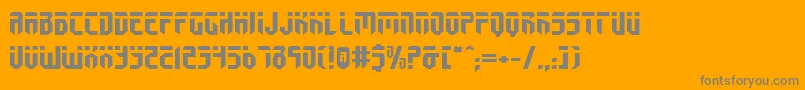 FedyralExpanded Font – Gray Fonts on Orange Background