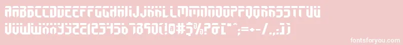 フォントFedyralExpanded – ピンクの背景に白い文字