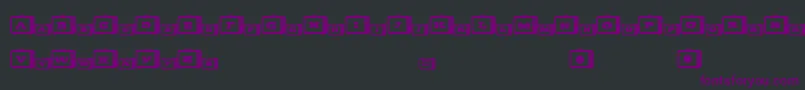 Шрифт TinyTube – фиолетовые шрифты на чёрном фоне