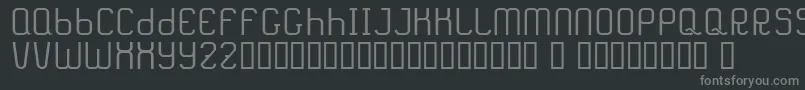 Шрифт TfKarma – серые шрифты на чёрном фоне