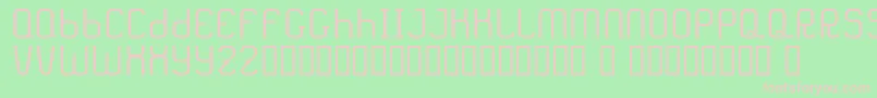 TfKarma Font – Pink Fonts on Green Background