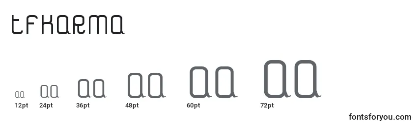 TfKarma Font Sizes