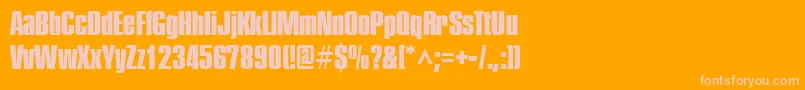 Más sobre la fuente PledgeheavyRegular fuente PledgeheavyRegular – Fuentes Rosadas Sobre Fondo Naranja