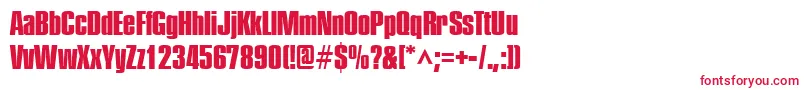 PledgeheavyRegular Font – Red Fonts