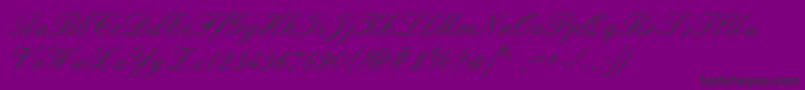 Formalscript Font – Black Fonts on Purple Background