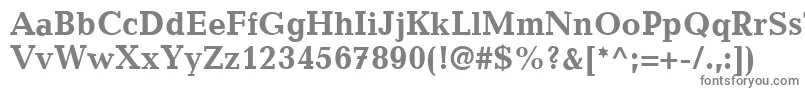 More about CandidaLtBold Font CandidaLtBold Font – Gray Fonts on White Background