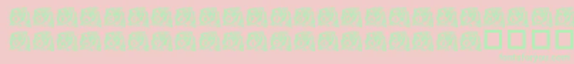 LmsTigerToy Font – Green Fonts on Pink Background