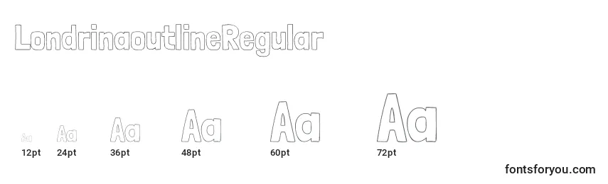 LondrinaoutlineRegular Font Sizes