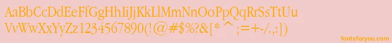 More about Garnrpla Font Garnrpla Font – Orange Fonts on Pink Background