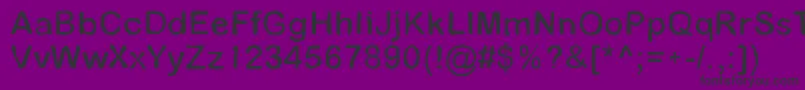 Pathfinder Font – Black Fonts on Purple Background