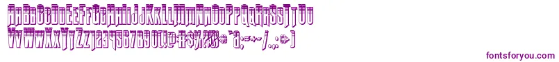 Butchsundanceplat Font – Purple Fonts on White Background
