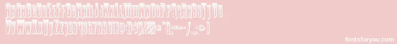 Butchsundanceplat Font – White Fonts on Pink Background