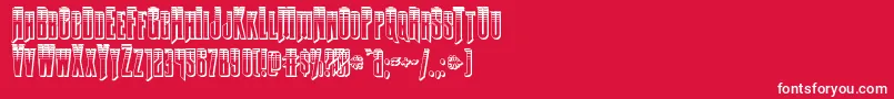 Butchsundanceplat Font – White Fonts on Red Background