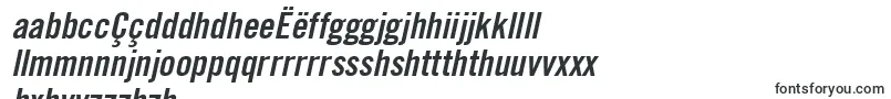 TradeGothicLtBoldCondensedNo.20Oblique Font – Nyanja Fonts