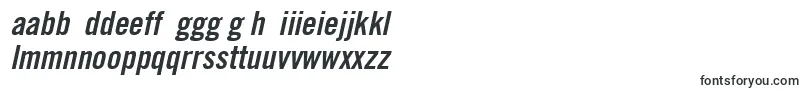 TradeGothicLtBoldCondensedNo.20Oblique Font – Maltese Fonts