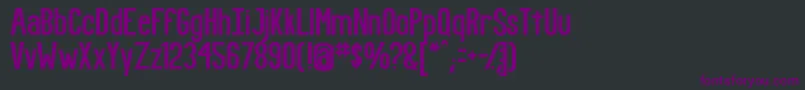 Fundr Font – Purple Fonts on Black Background
