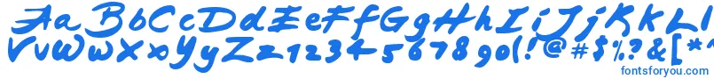 JapaneseBrush Font – Blue Fonts