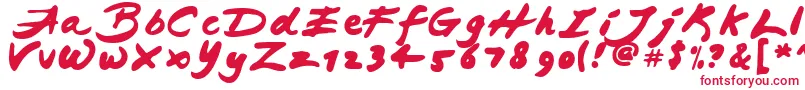 fuente JapaneseBrush – Fuentes Rojas