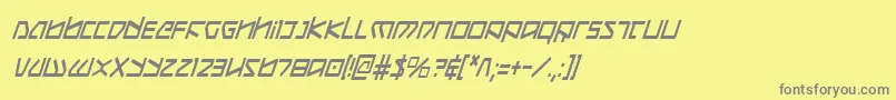 More about Koboldci Font Koboldci Font – Gray Fonts on Yellow Background