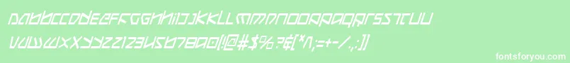 Koboldci Font – White Fonts on Green Background