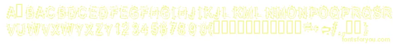 InkblotBaby Font – Yellow Fonts