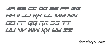 SpaceRangerLaserItalic-fontti