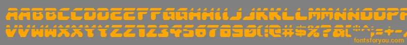 Astropolisla Font – Orange Fonts on Gray Background