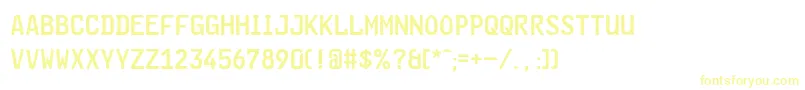 GlNummernschildMtl Font – Yellow Fonts