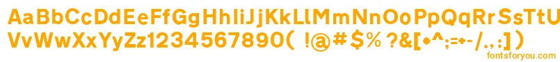 Roadgeek2005TransportHeavy Font – Orange Fonts