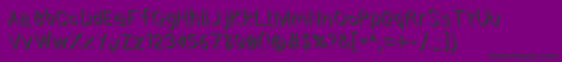 Applestormshdrg Font – Black Fonts on Purple Background