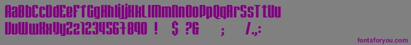 JadeMonkey Font – Purple Fonts on Gray Background