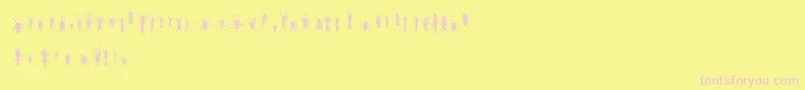 FeWinBugs Font – Pink Fonts on Yellow Background