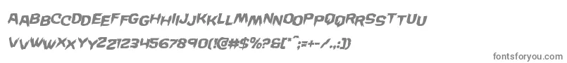Шрифт Wickermanstagital – серые шрифты на белом фоне
