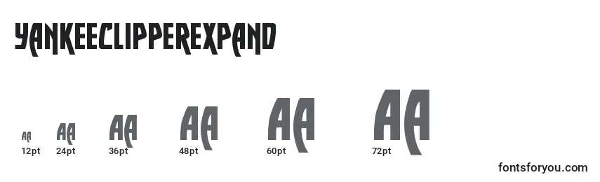 Yankeeclipperexpand Font Sizes
