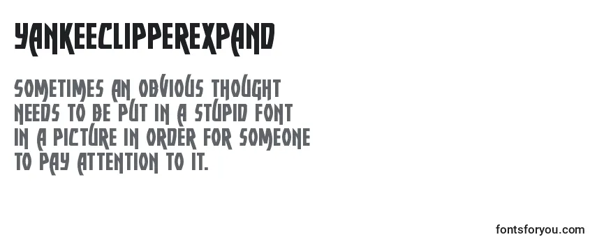 Review of the Yankeeclipperexpand Font
