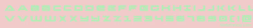 Strikelordtitle Font – Green Fonts on Pink Background