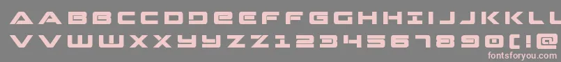 Strikelordtitle Font – Pink Fonts on Gray Background