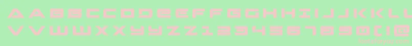 Strikelordtitle Font – Pink Fonts on Green Background
